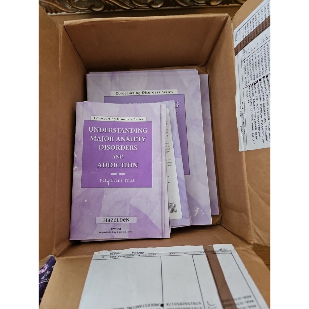 Hazelden's Co Occurring Disorders Series 22 Purple Books / Pamphlets